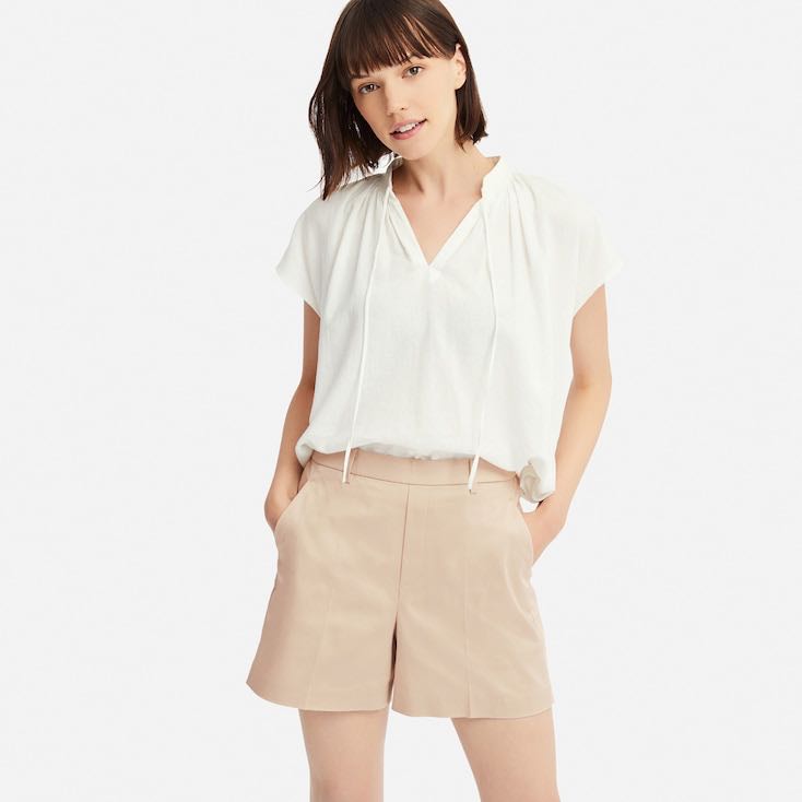 Satin shorts uniqlo Clearance