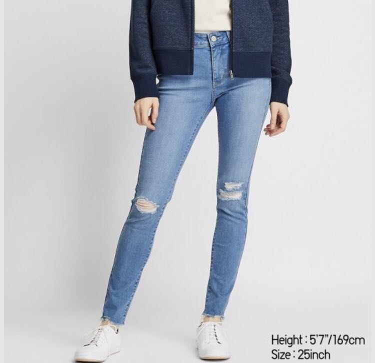 Uniqlo damaged jeans