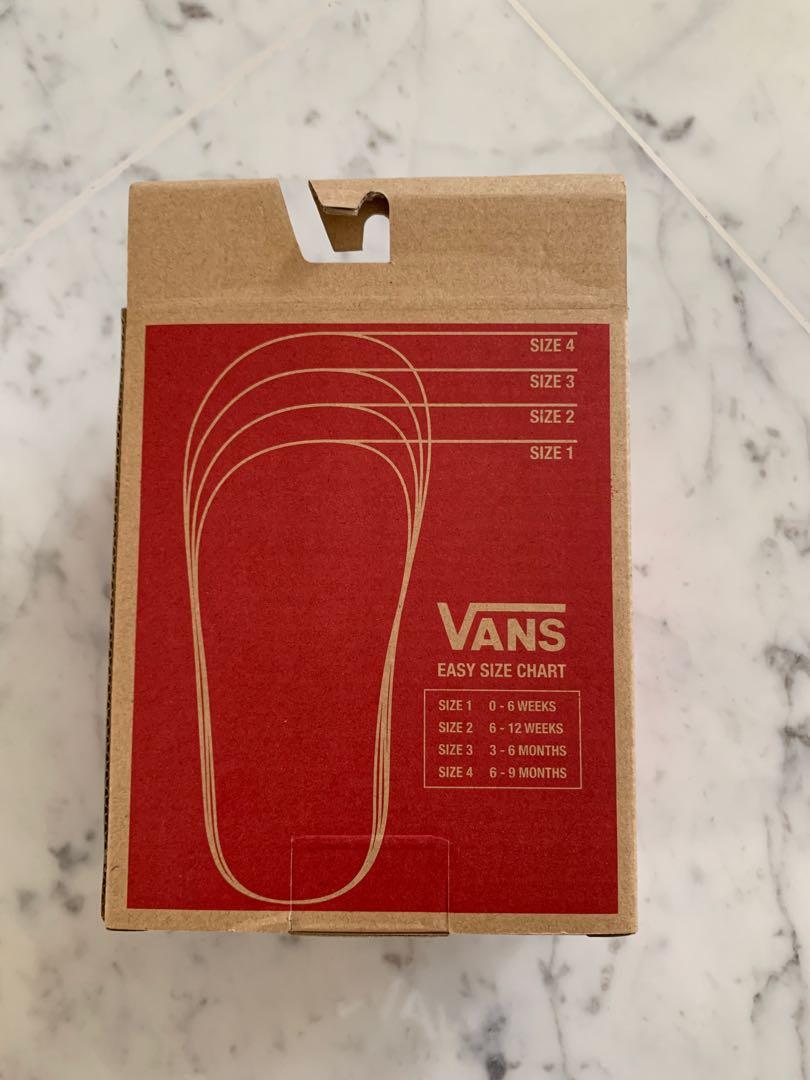 vans crib shoes size guide