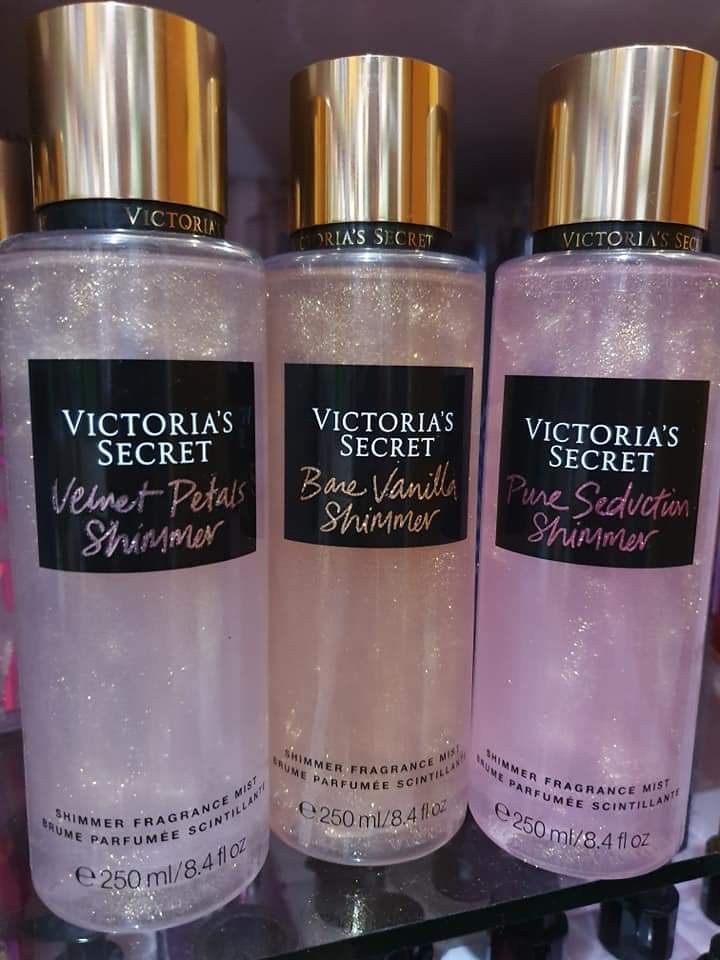 Victoria secret shimmer fragrance mist +review 
