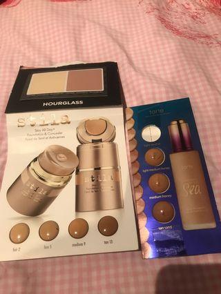 Hourglass, Stila, tarte samples
