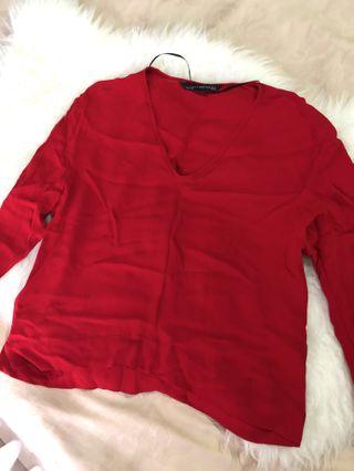 Zara red top Original