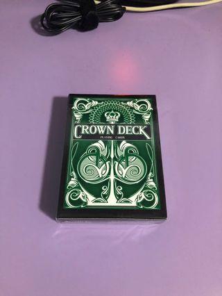 ♠️ Green Crown Playing Cards ♠️