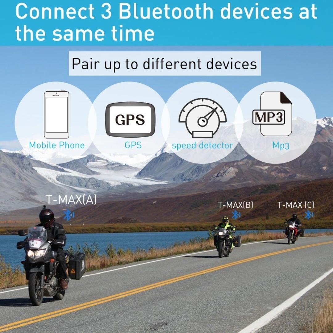3 way motorcycle intercom on sale