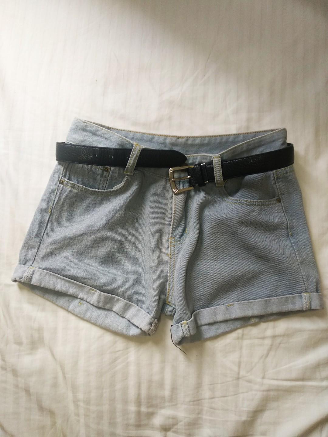 high waisted shorts 90s style