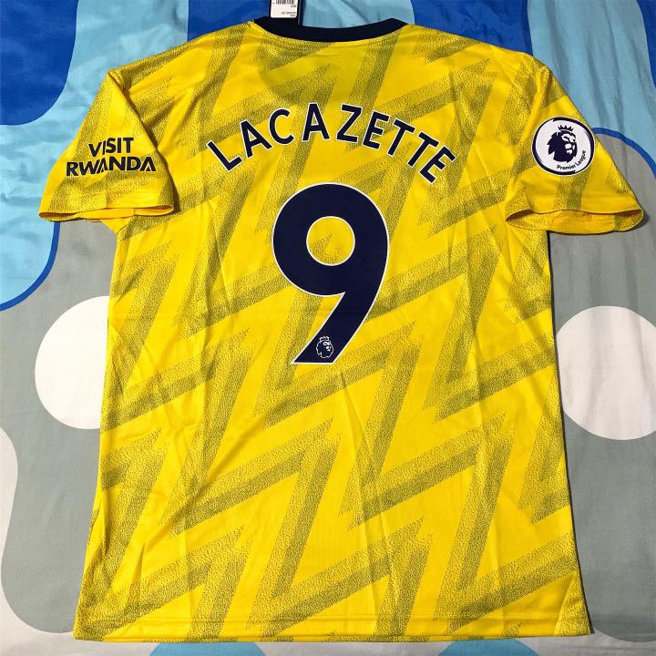 Arsenal 19 20 Away Yellow Kit Men S Fashion Clothes Tops On Carousell