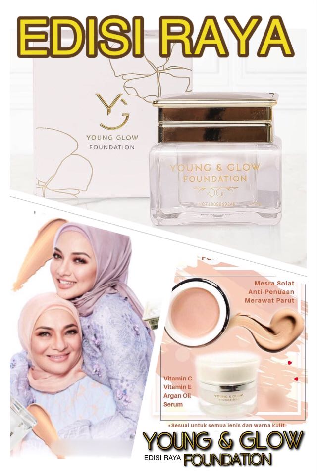 Aidiladha Limited Edition Young Glow Foundation Beauty Personal Care Face Makeup On Carousell