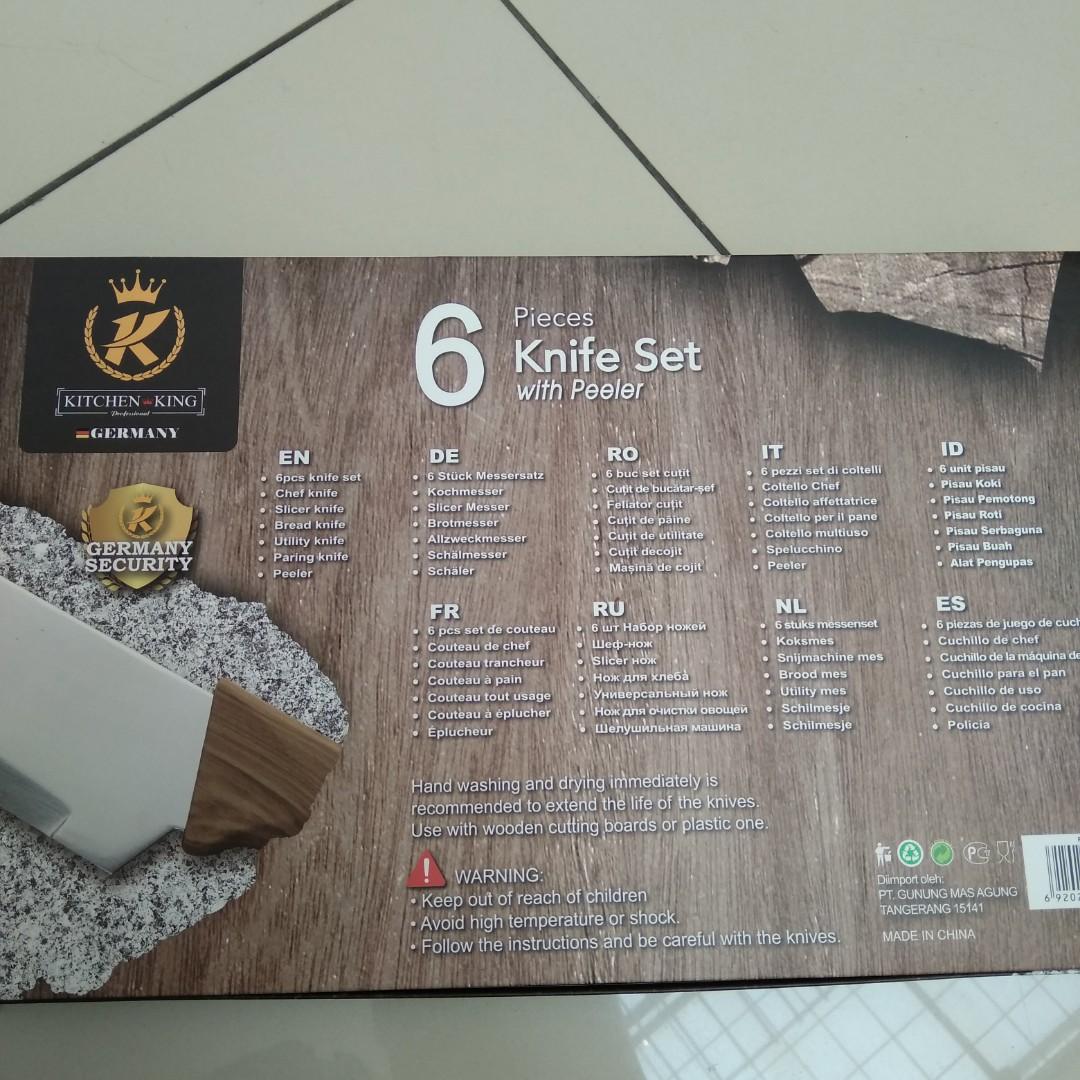 Jual Kitchen King Knife Set Made In German Bistrotering - Jakarta