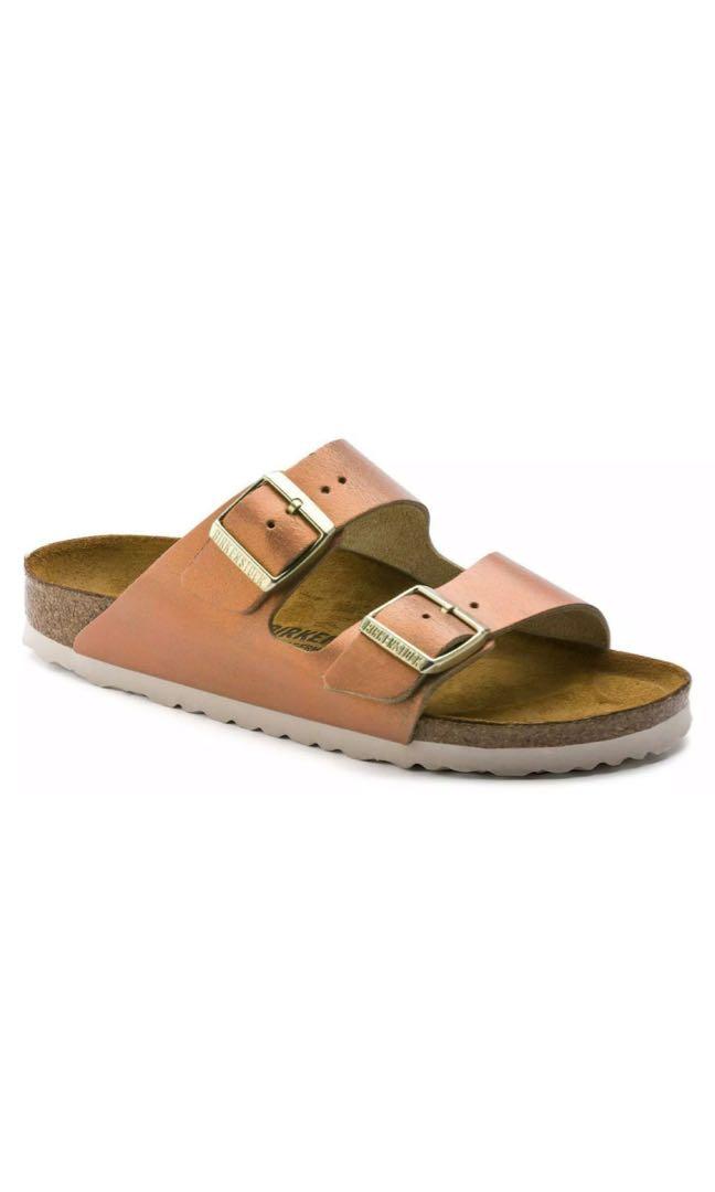 Birkenstock metallic sea copper hot sale