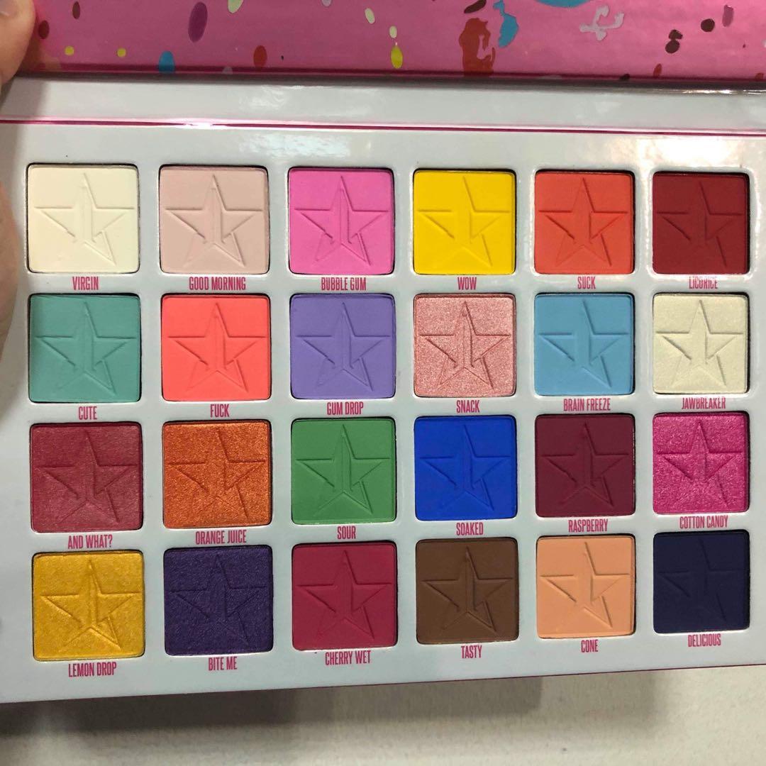 Brandnew Jeffree Star Cosmetics Jawbreaker Palette Health Beauty Makeup On Carousell