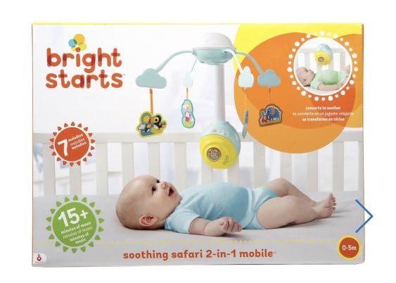 Bright Stars Musical Mobile for Baby Cot