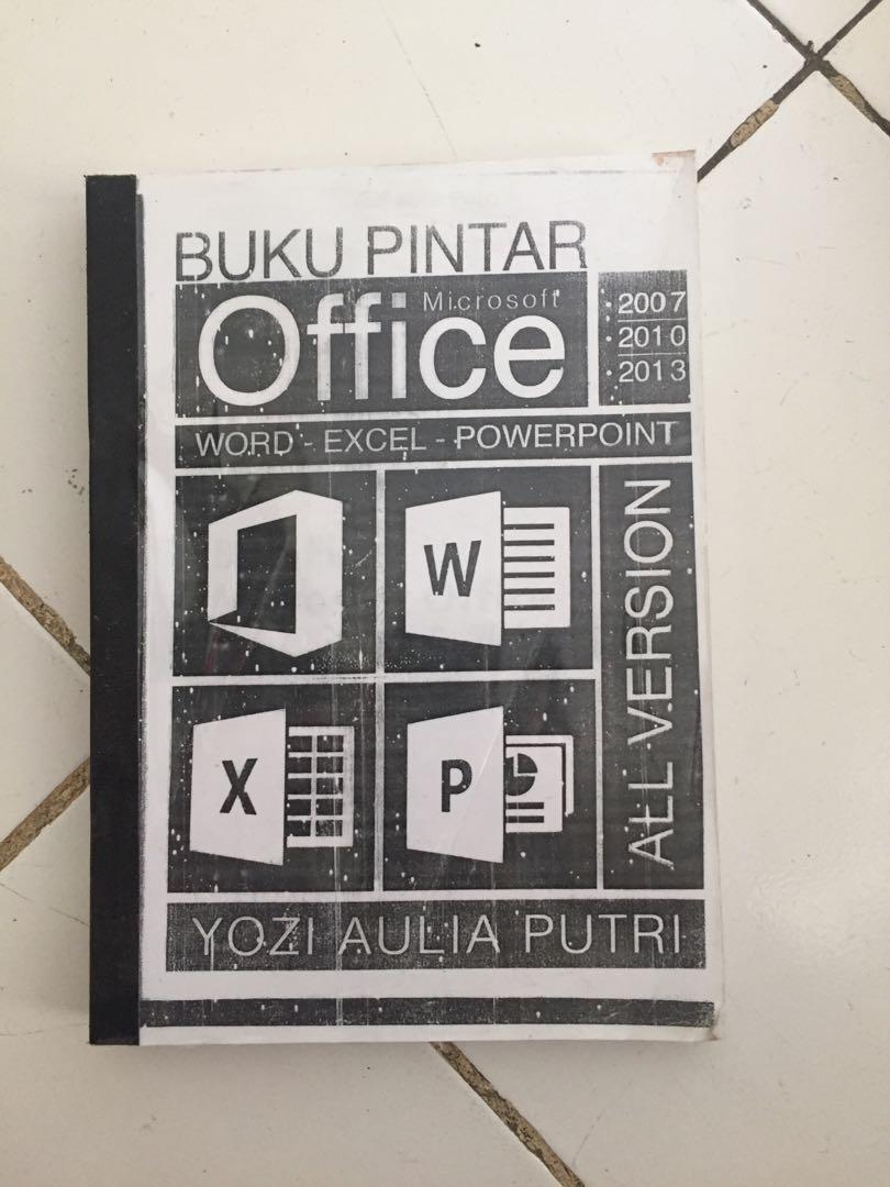 Buku Pintar Microsoft Office Excel Powerpoint Books Stationery