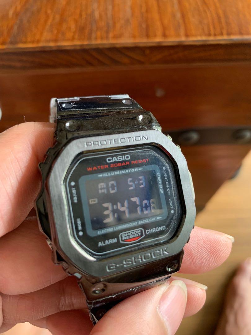Casio dw5600 hotsell metal case