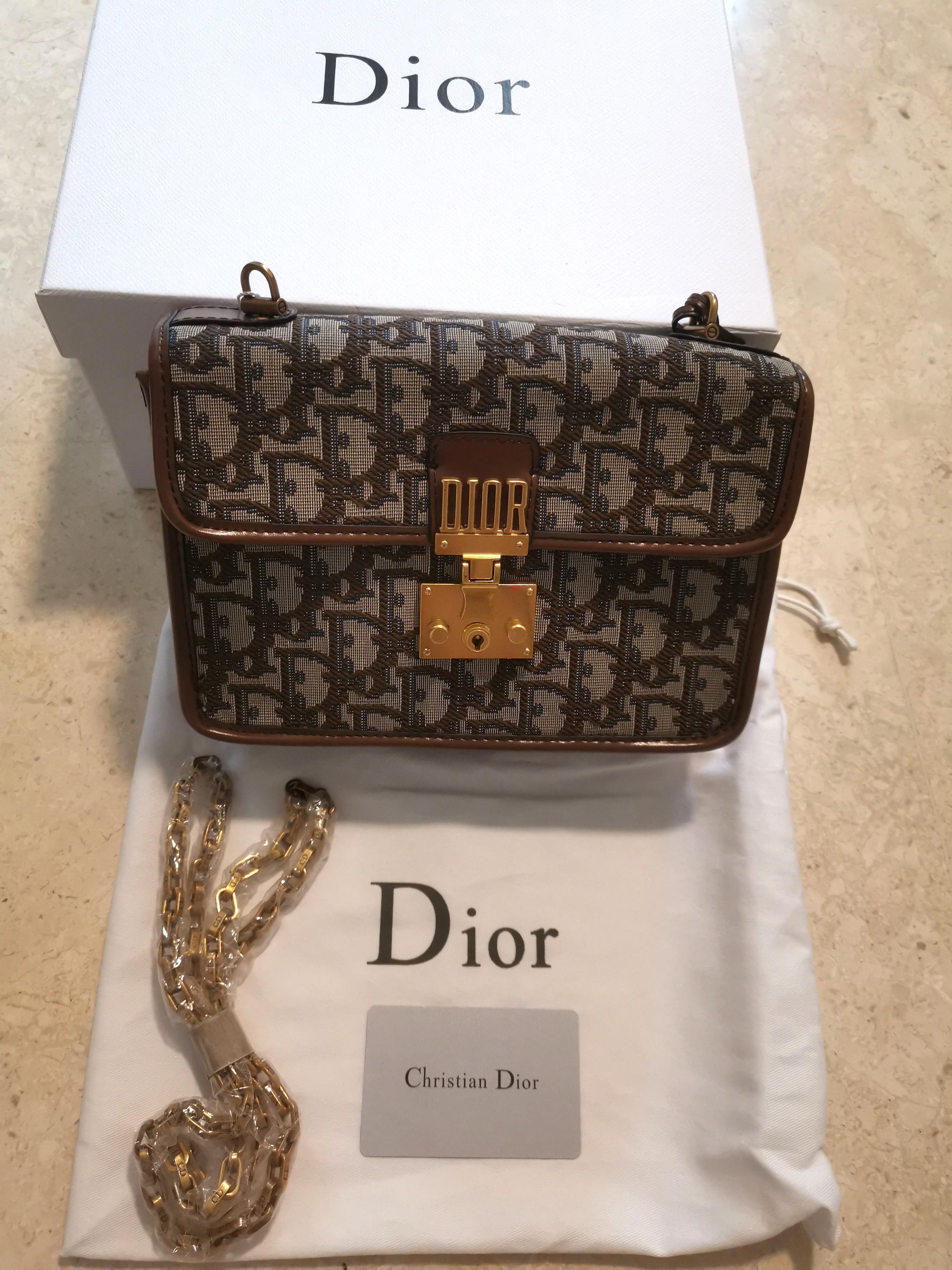 🎀Free 🎀Christian Dior Small Dioraddict Oblique Flap Bag, Women's
