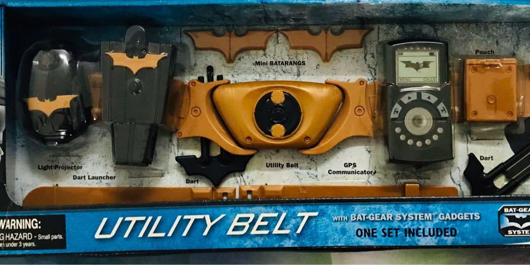 DC BATMAN: THE DARK KNIGHT RISES UTILITY BELT  INCH, Hobbies & Toys,  Collectibles & Memorabilia, Fan Merchandise on Carousell