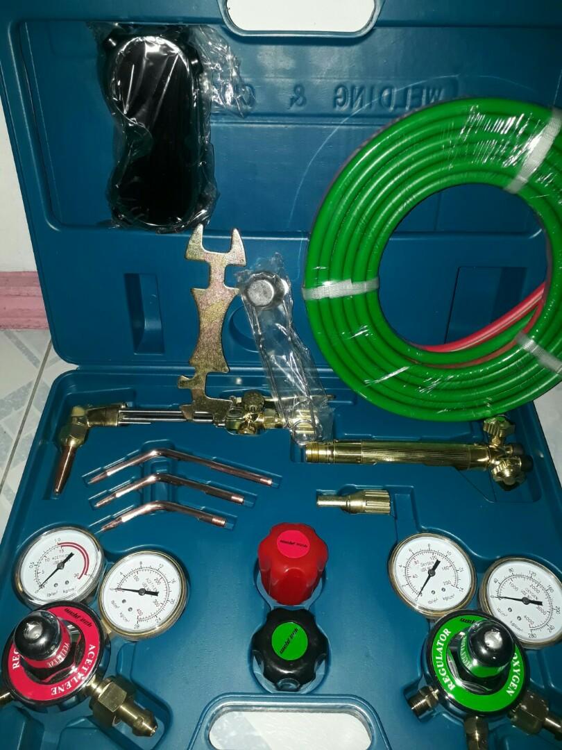 🚛Delivery 15 pounds oxygen and acetylene tank set Rent Refill Sell