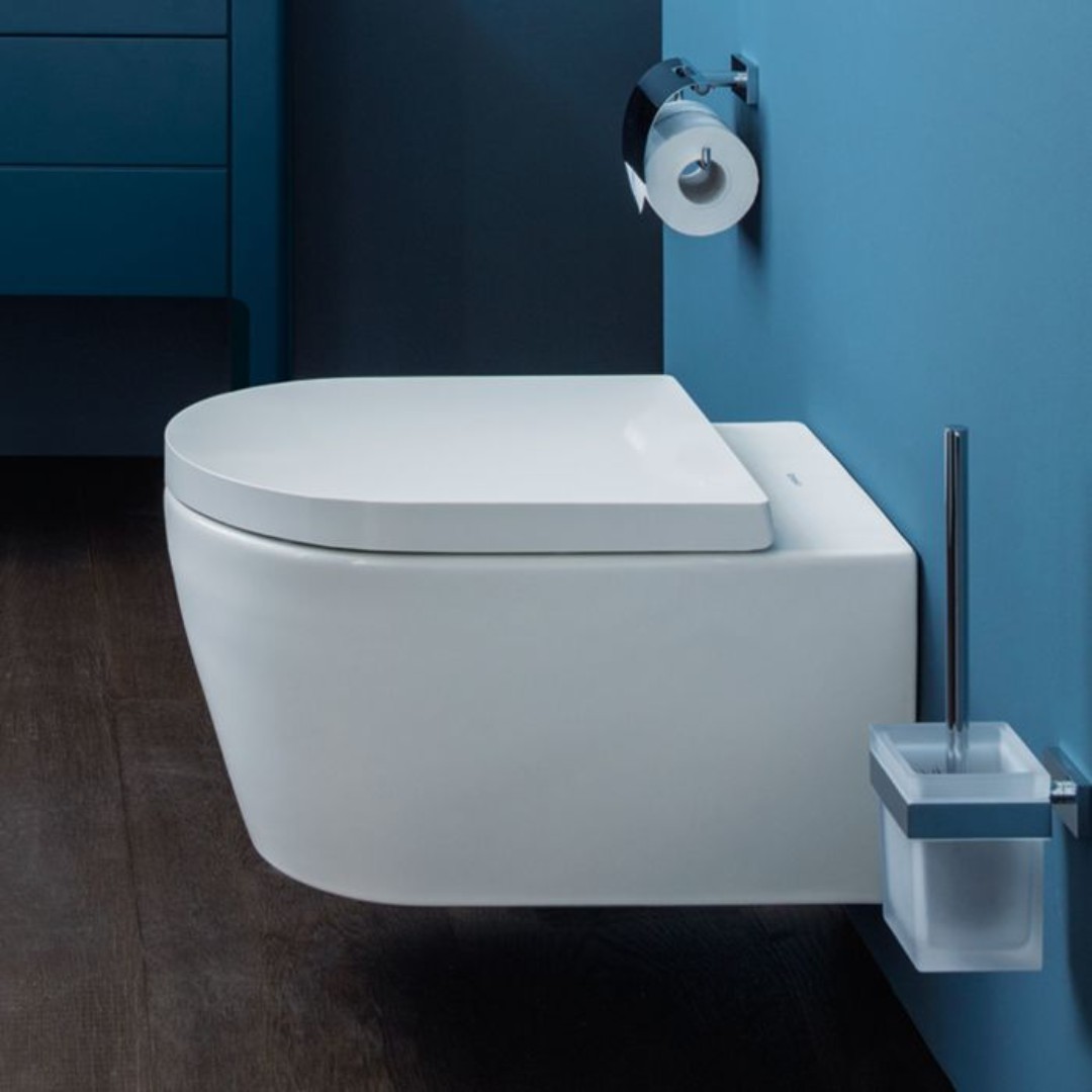 Duravit ME by Starck RIMLESS Wall-Mounted Toilet, Furniture & Home Living,  Bathroom & Kitchen Fixtures on Carousell