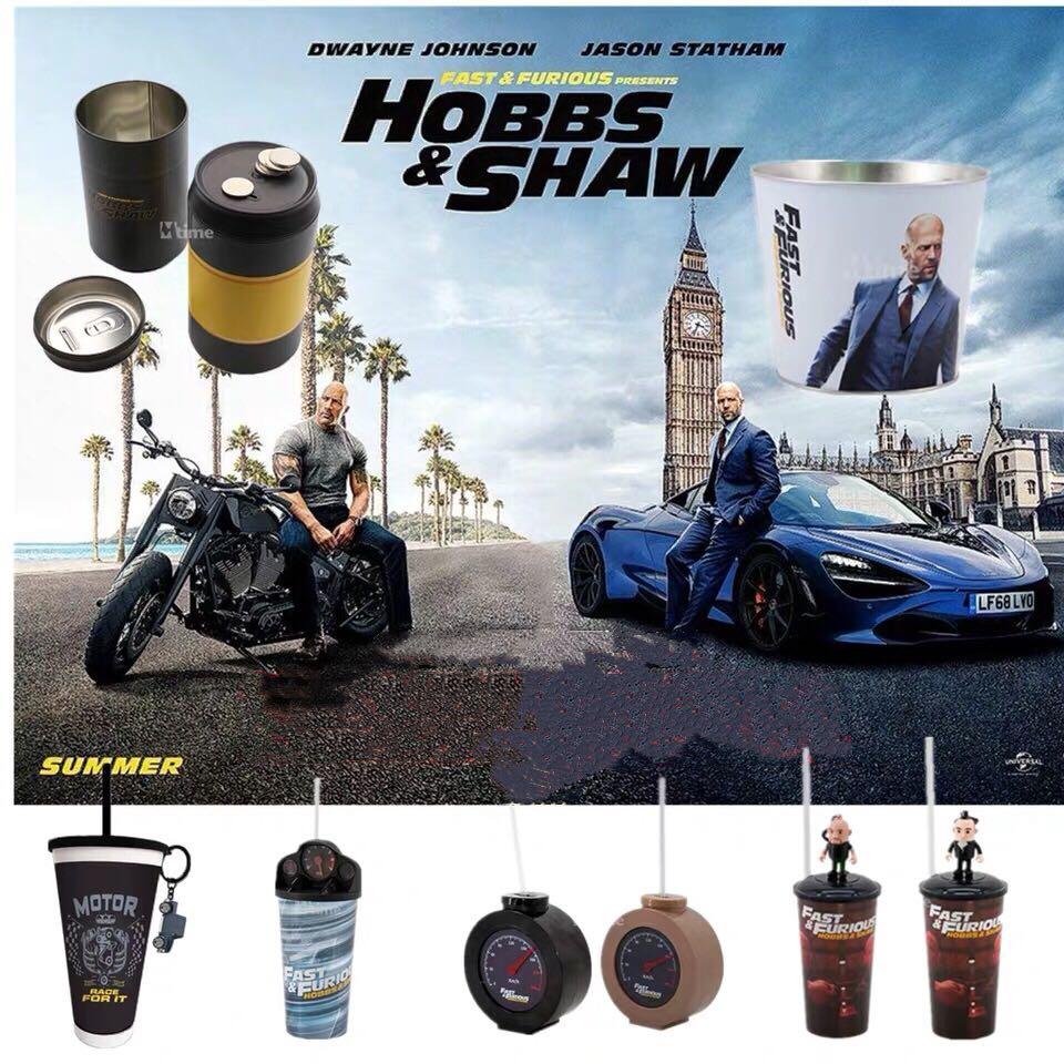 pics Fast And Furious 9 Popcorn Holder fast furious hobbs shaw tumbler cup mug bottle car keychain