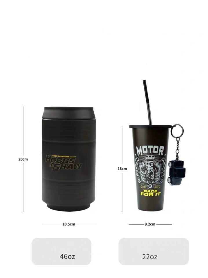 photo Fast And Furious 9 Cup Gear fast furious hobbs shaw tumbler cup mug bottle car keychain