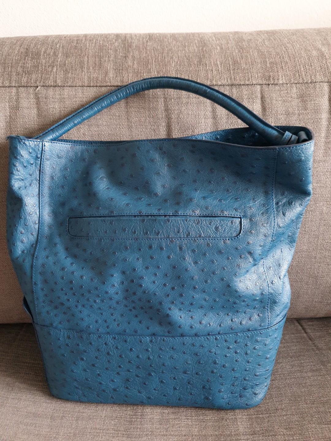 Furla discount ostrich bag