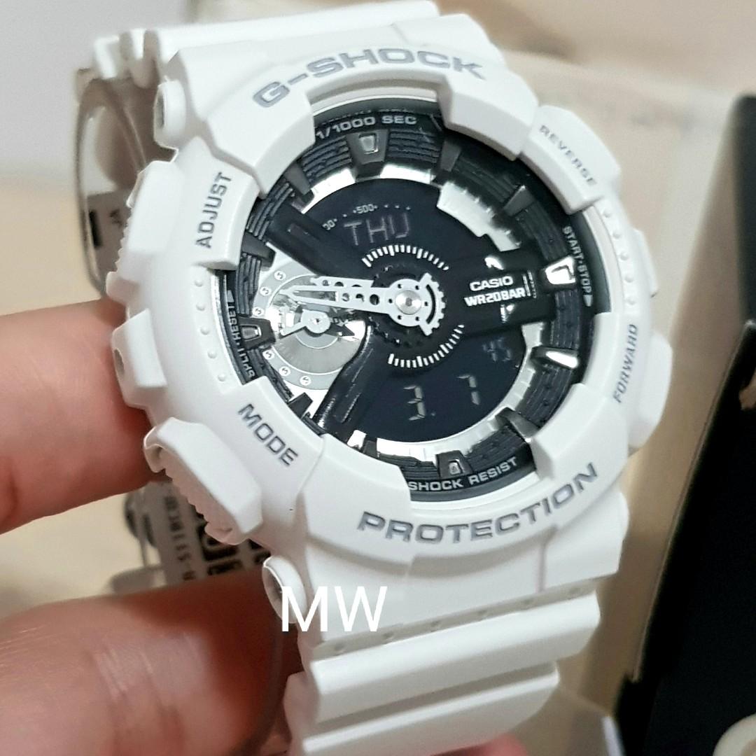 Genuine casio ladies g shock s series gma s110cw 7a1 watch brand