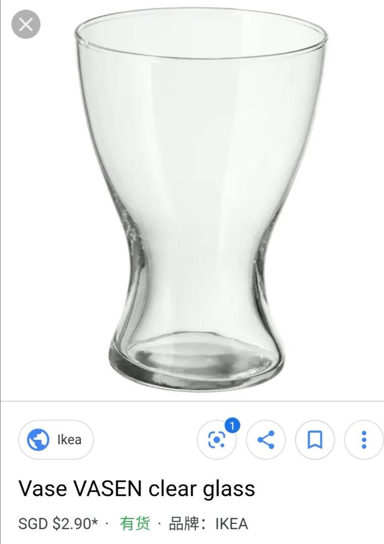 Ikea Glass Vase Furniture Home Decor Others On Carousell