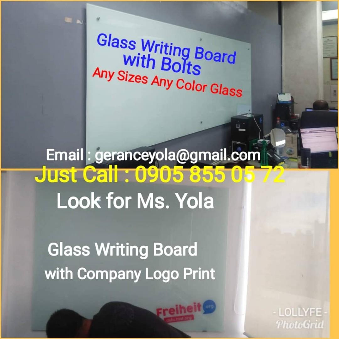 Glass Writing Board On Wall Glass Partition Glass Door Podium