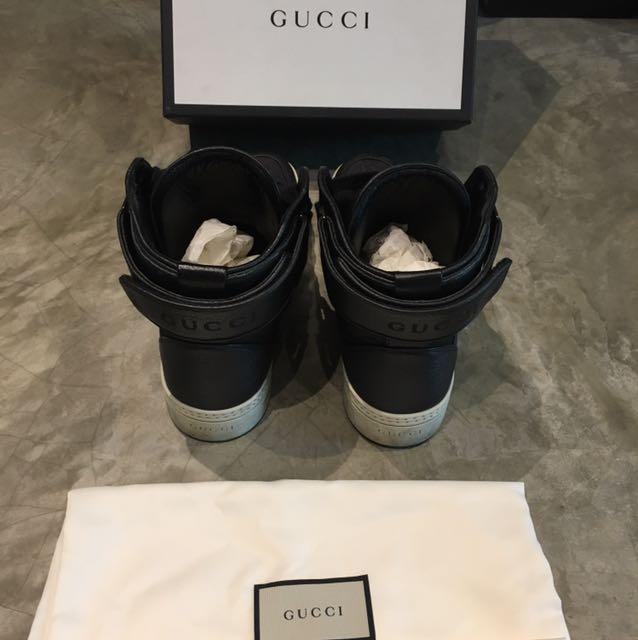 Mens black gucci sneakers shop