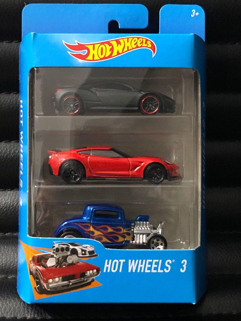 hot wheels 3 pack
