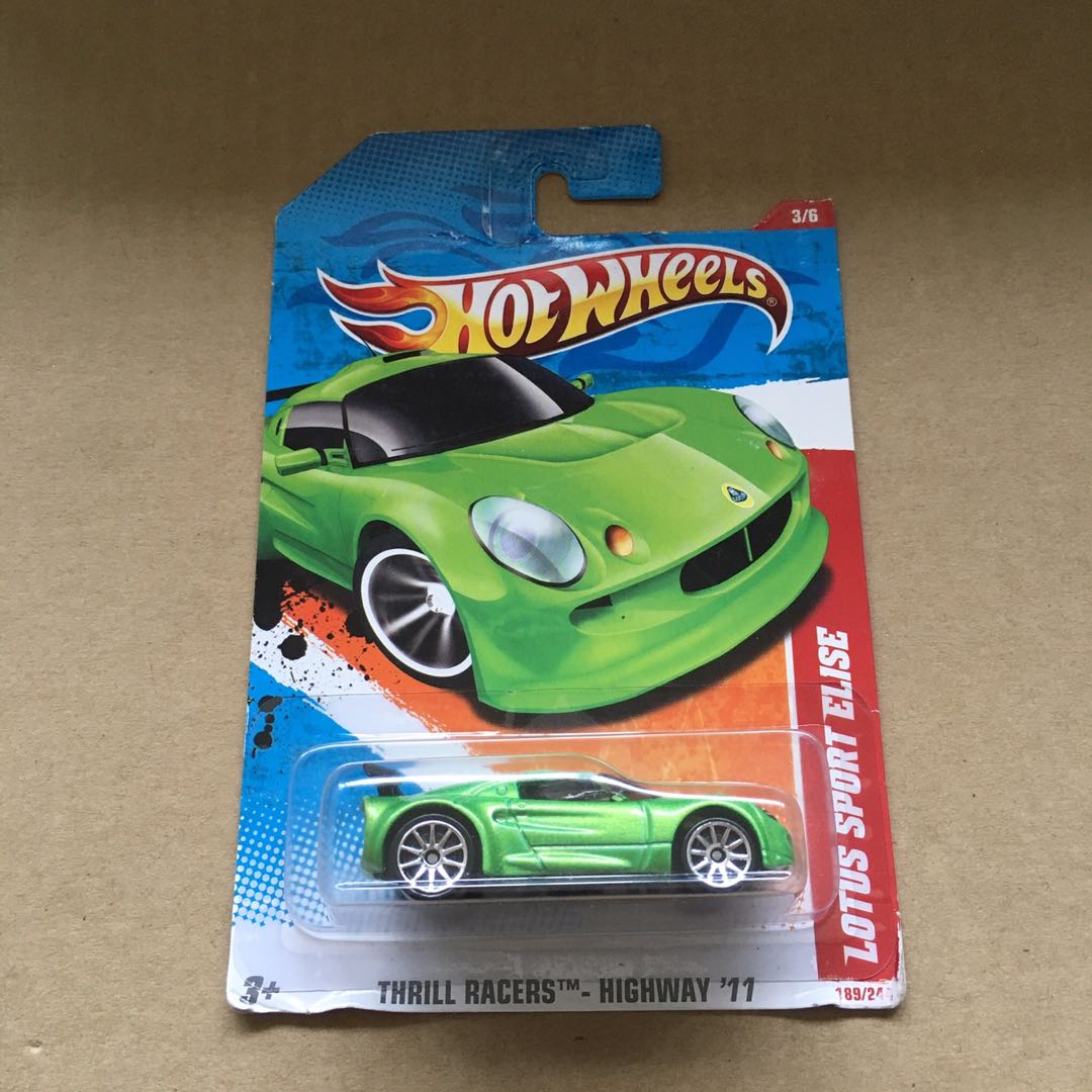 Loose Green Exclusive 1:64 Hot Wheels Midnight Otto Car