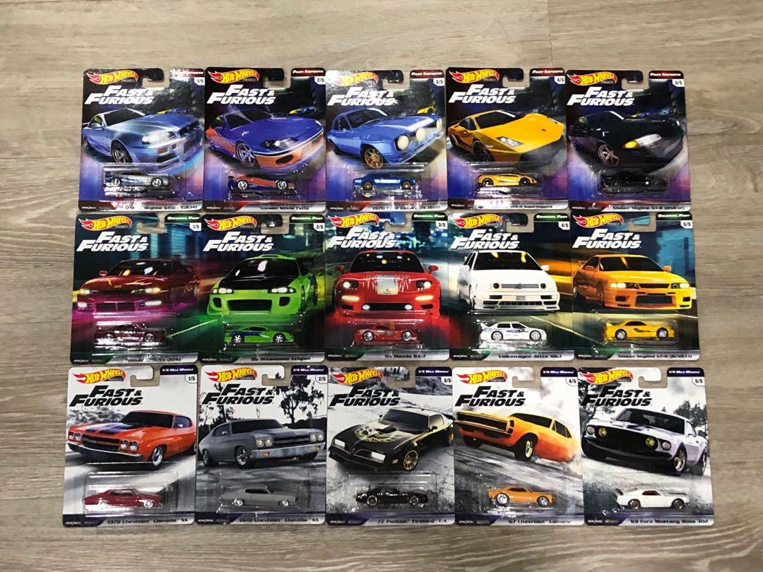 Hot Wheels Premium 2019 Fast Furious Series 1 3 Hobbies Toys Toys Games on Carousell