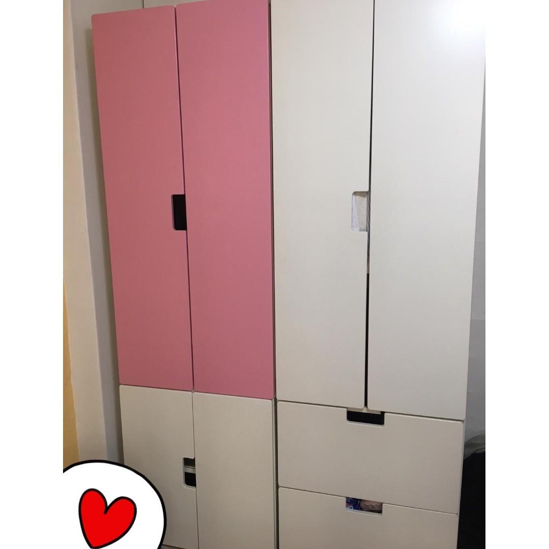 Ikea Stuva Kids Wardrobe Pink Furniture Others On Carousell