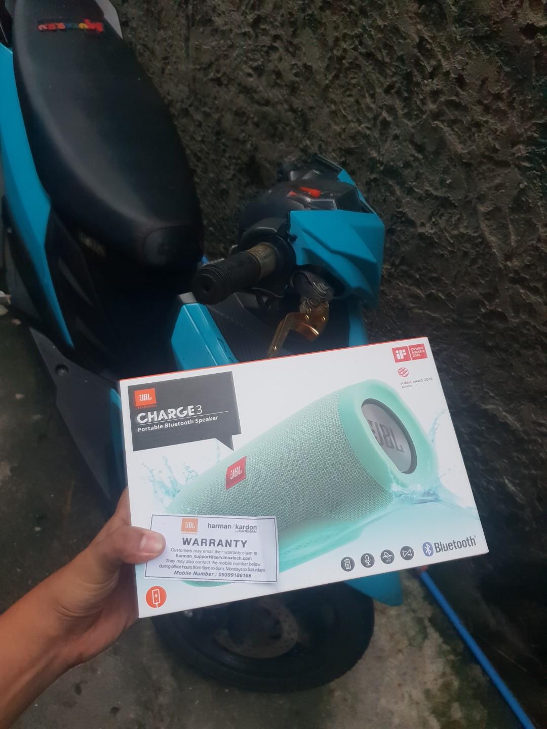 JBL Charge 3 (Category: Portable Audio Accessories) located in Manila. Submitted by jcbautista113 (Listing ID 244850512, Image 1). Description: JBL Charge 3 super good quality sounds tagal ma lowbat ganda ng bass pwede pang outdoor Pm is the 🗝 key.