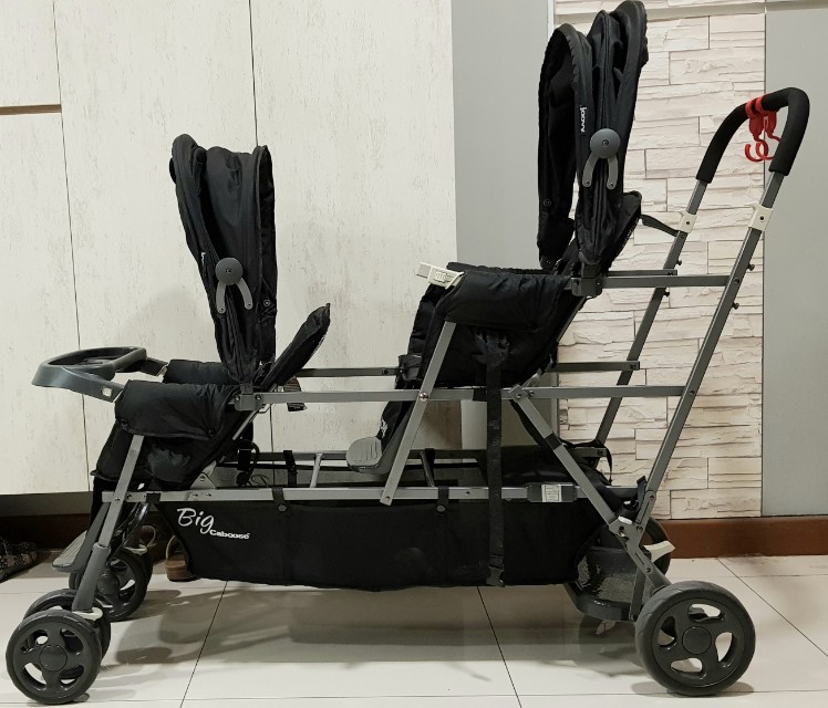 joovy triple stroller used