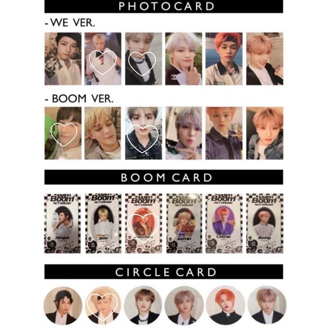 NCTDREAM We Boom ヘチャン サークル ポストカード NCTDREAM We Boom ヘチャン サークル ポストカード - メルカリ