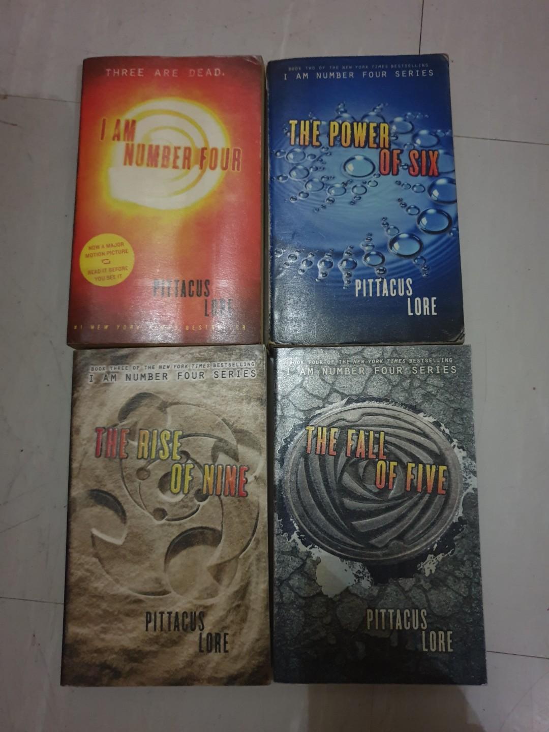Lorien Legacies Books 1 To 4 By Pittacus Lore Books Books On Carousell