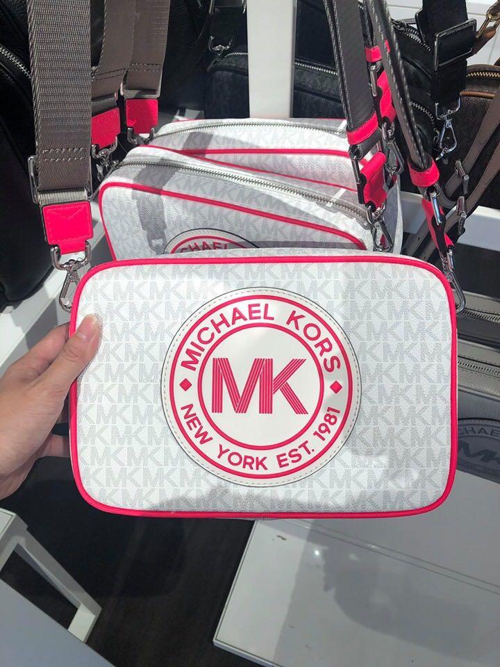 michael kors fulton backpack pink