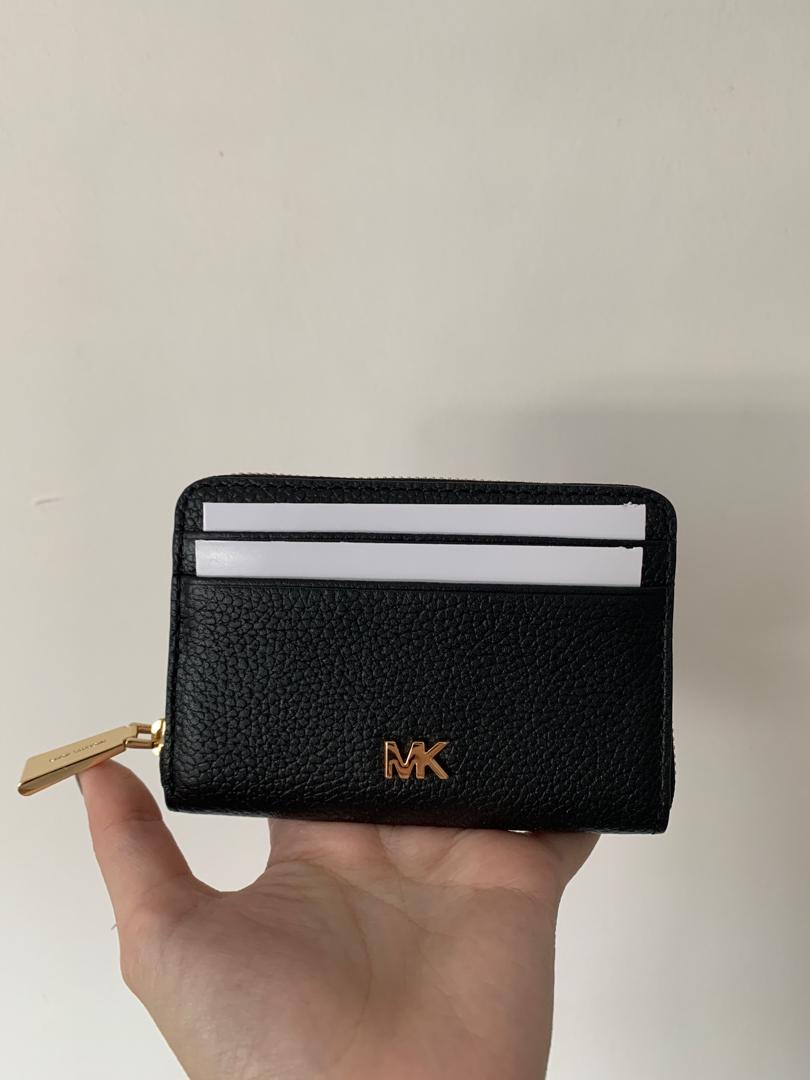 Mk small online pebbled leather wallet