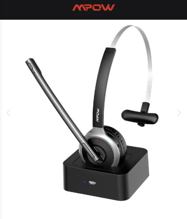 Mpow bh231a hotsell bluetooth headset