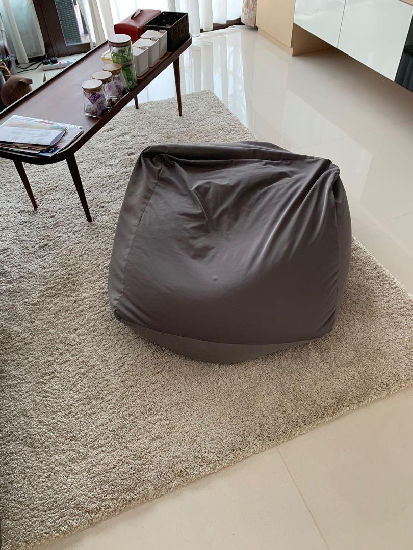 Muji Bean Bag, Furniture & Home Living, Bedding & Towels on Carousell