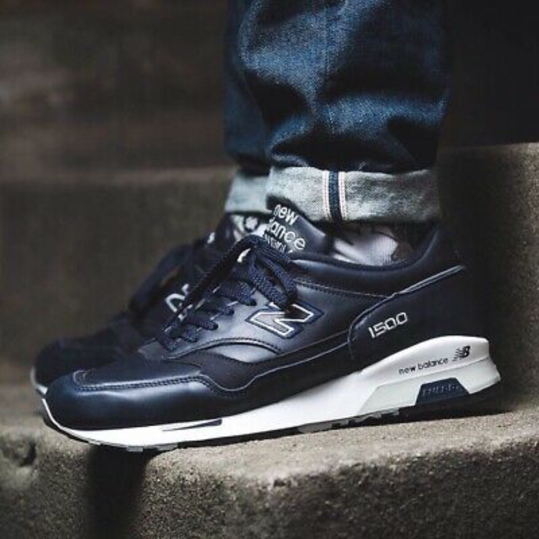 New Balance 1500 Navy Leather US 10 Carousell