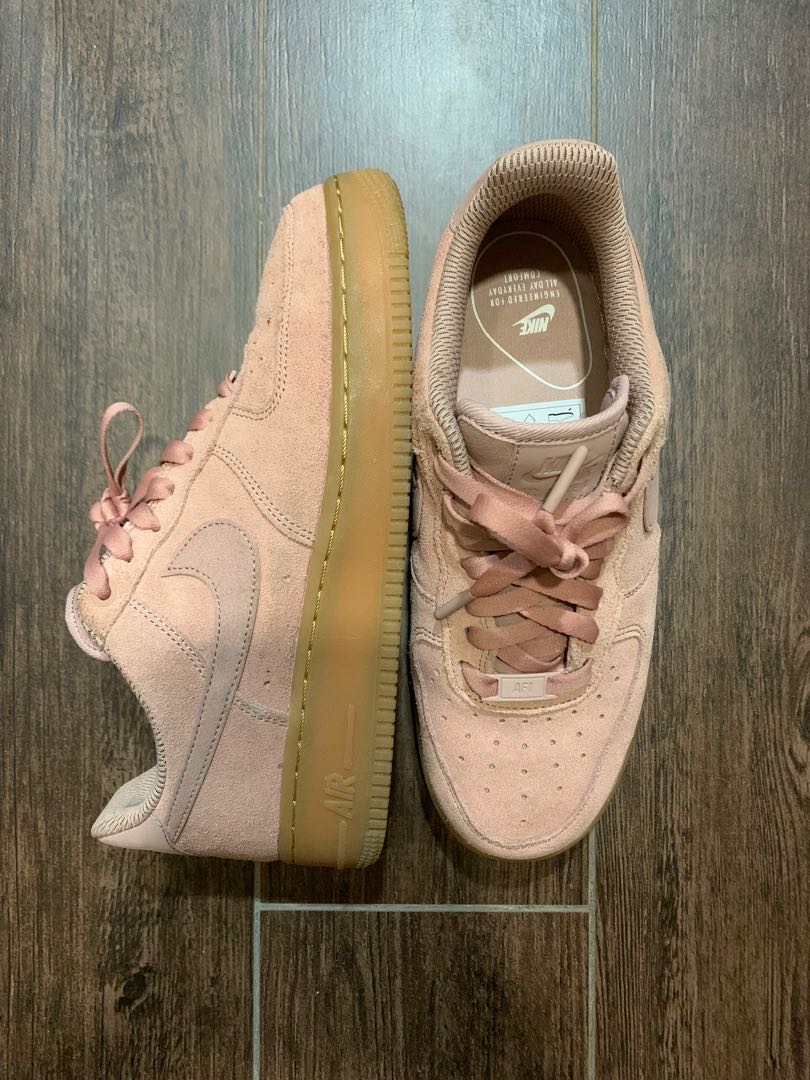 Dusty pink air cheap force 1
