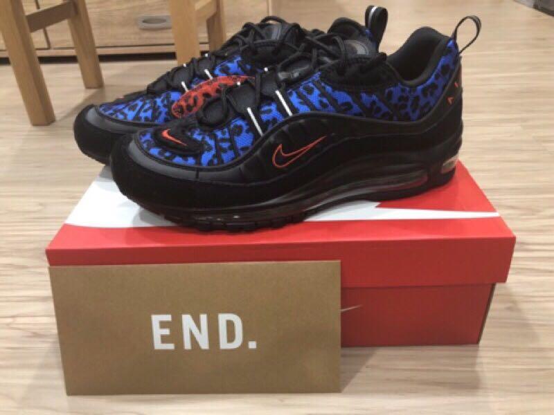 Womens nike air hotsell max 98 premium animal