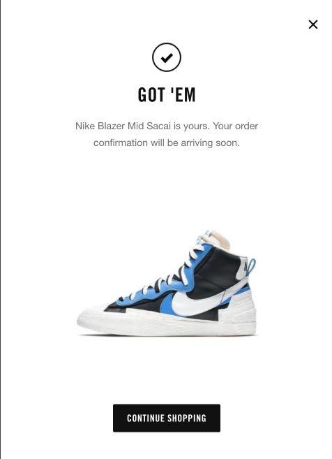 Nike x Sacai Blazer, Men's Fashion, Footwear, Sneakers on Carousell