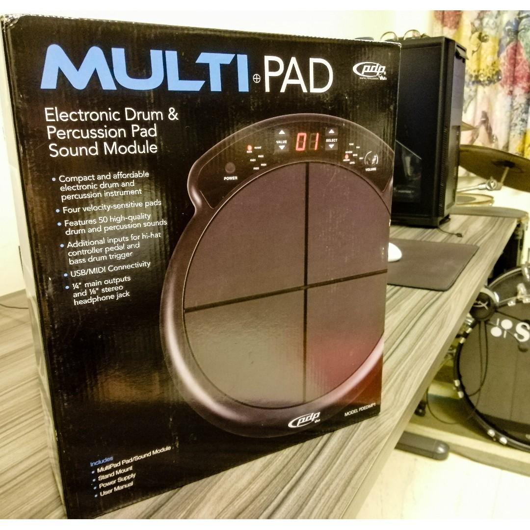 PDP Multipad Electronic Drum & Percussion Pad Sound Module, Hobbies