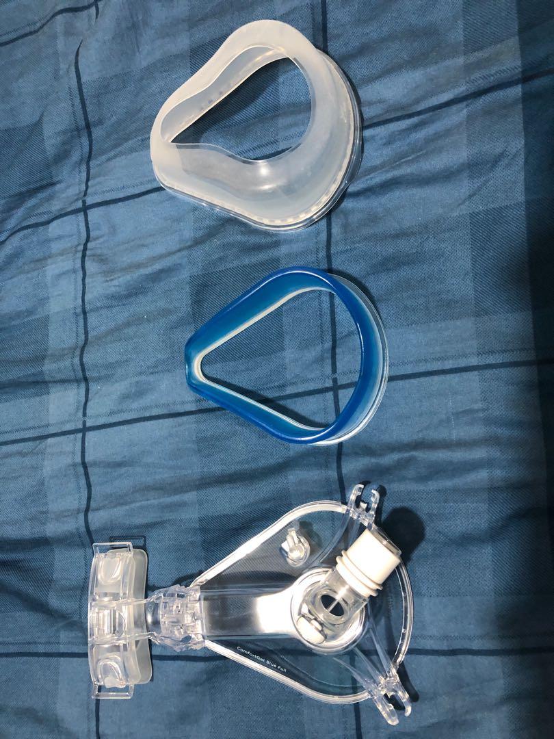 Philips Respironics Comfort Blue Gel Full Face Cpap Mask Kit