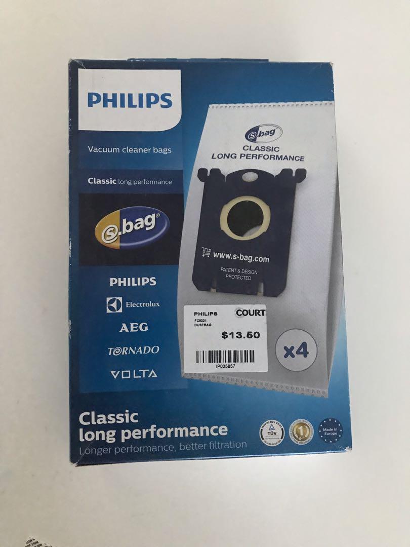 8 Org Staubbeutel Philips S-Bag für Philips PowerLife FC8454//01