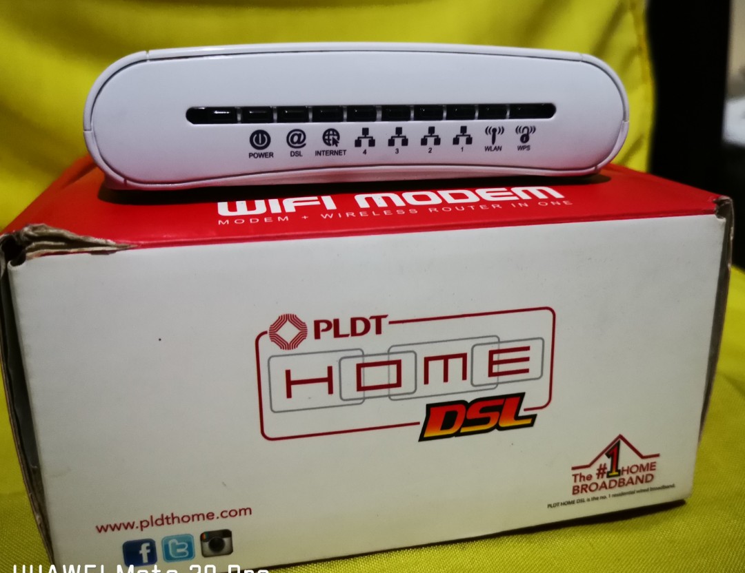 Pldt wifi modem baudtec, Computers & Tech, Parts & Accessories