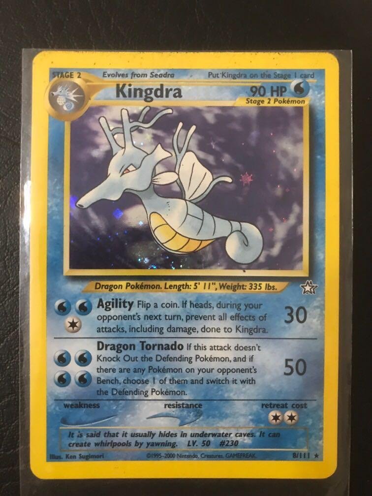 1x Kingdra Holo Rare NM-Mint Pokemon Japanese Neo Genesis