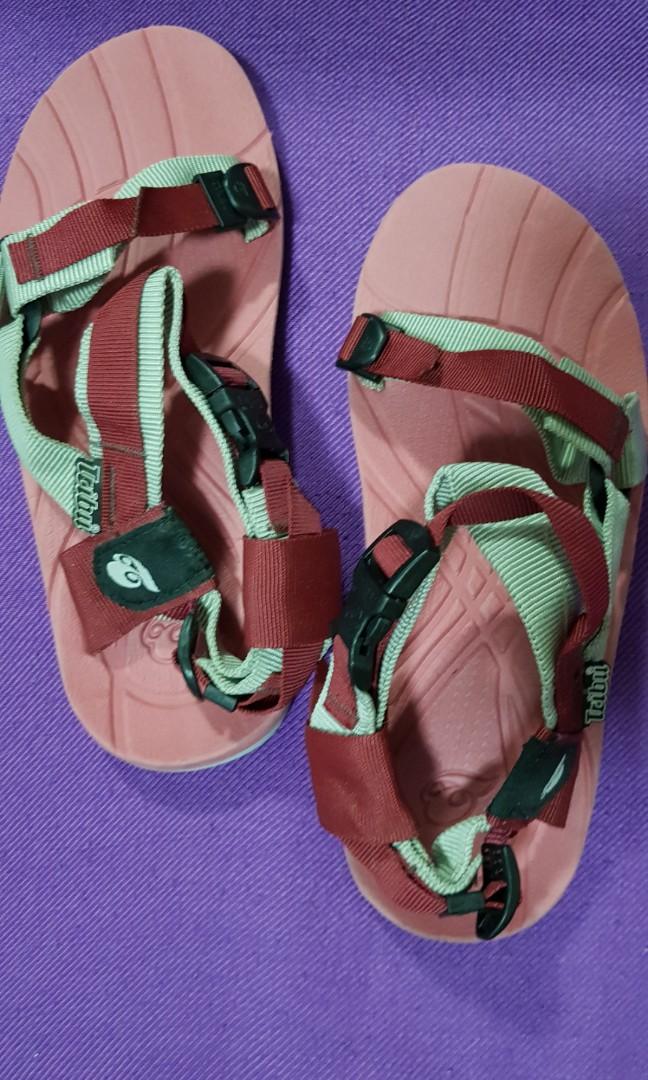 Preloved Tribu Sandals for Women Pink Women s Fashion Footwear Flats Sandals on Carousell